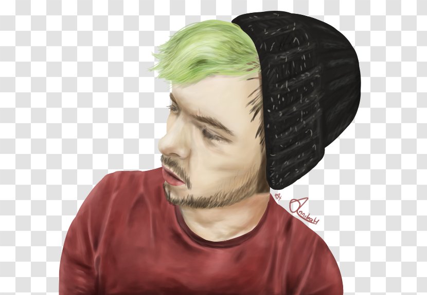 Jacksepticeye Drawing Fan Art - Facial Hair Transparent PNG