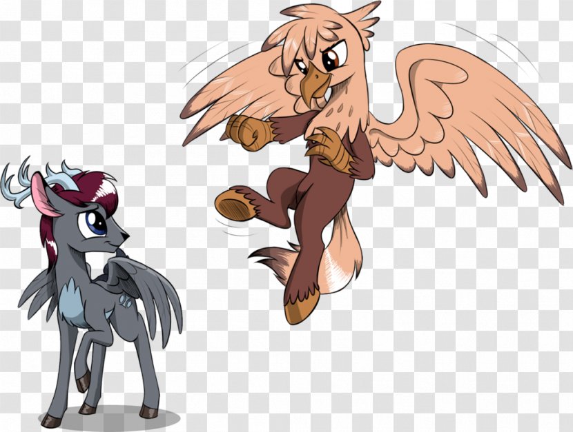 Pony Hippogriff Horse Peryton - Frame - Griffin Transparent PNG