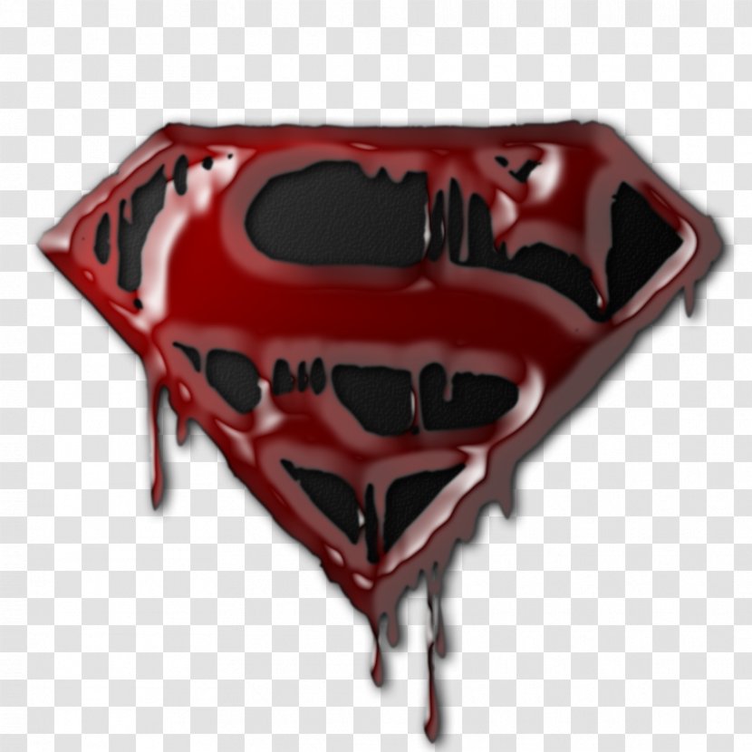 The Death Of Superman Doomsday Batman Logo - Redsuperman Blue Transparent PNG