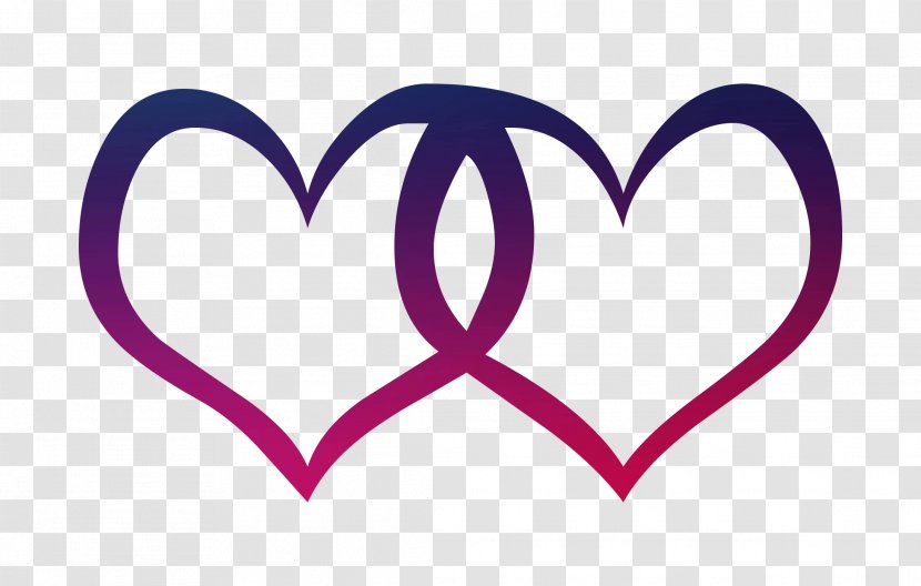 Clip Art Navy Blue Heart - Pink - Text Transparent PNG