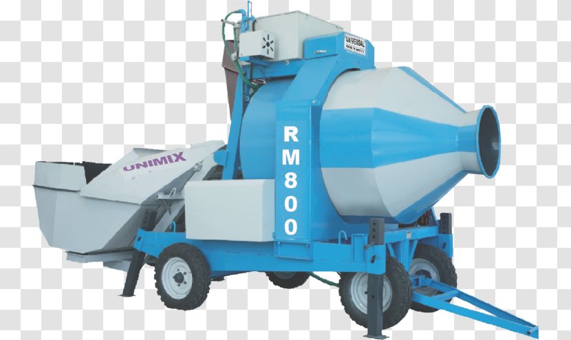 Cement Mixers Concrete Plant Reversing Drum Mixer Heavy Machinery Betongbil - Readymix Transparent PNG