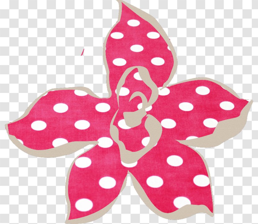 Polka Dot Product Pink M - Moths And Butterflies - Fabric Transparent PNG