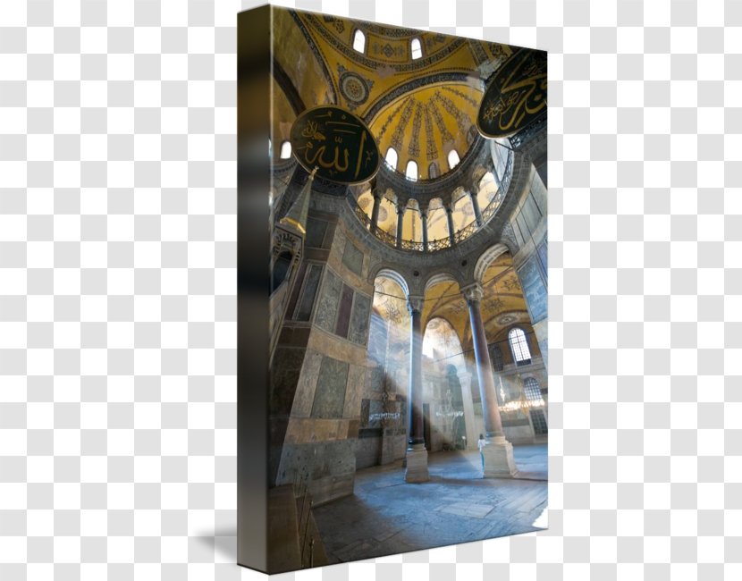 Light Hagia Sophia Gallery Wrap Photography Canvas - Beam Transparent PNG