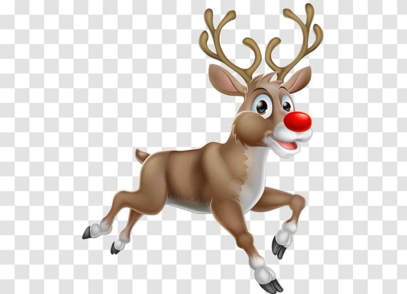 Santa Claus Rudolph Reindeer Christmas Clip Art - Royaltyfree Transparent PNG