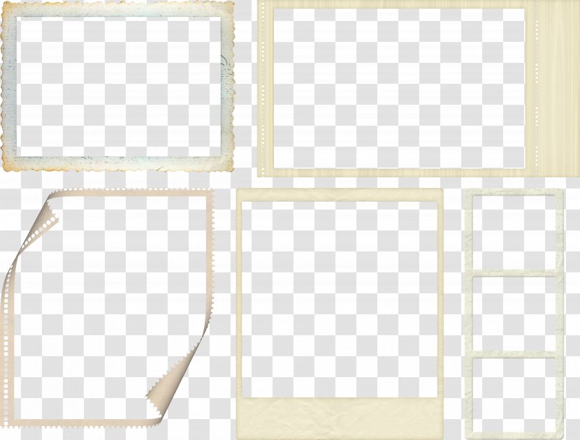 Window Paper Picture Frames - White - Colage Transparent PNG