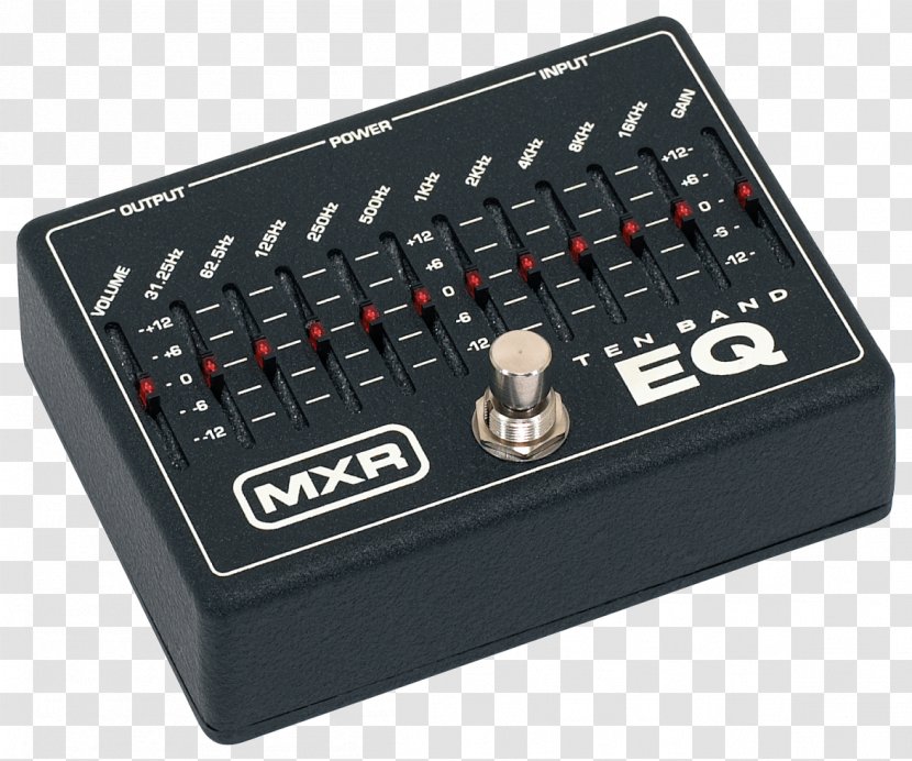 Audio Equalization Effects Processors & Pedals Dunlop MXR 10-Band Graphic EQ M108 Ten Band - Frame - Musical Instruments Transparent PNG