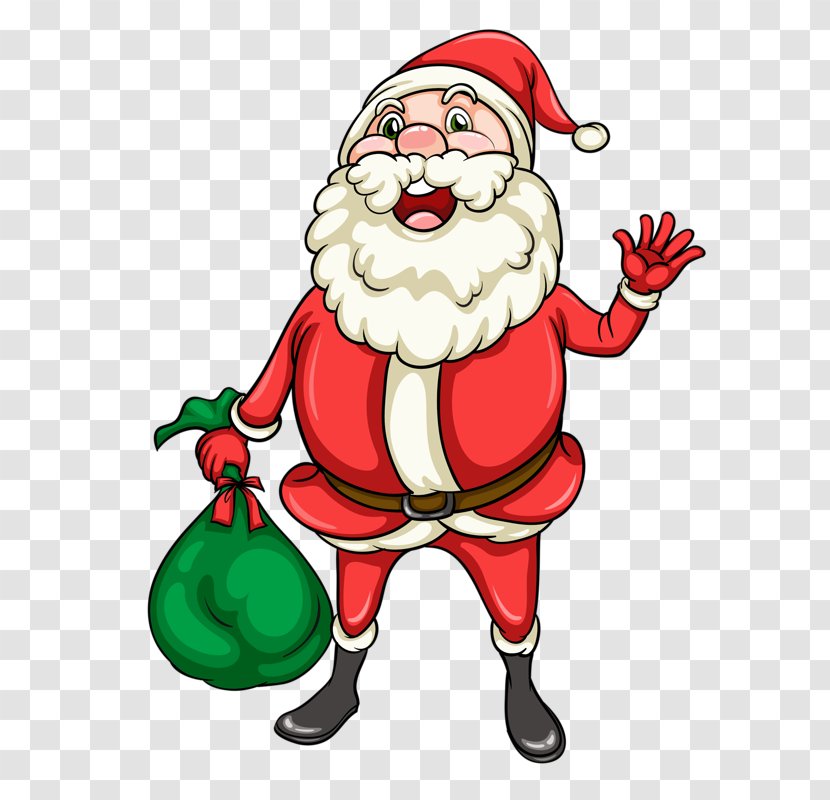 Santa Claus Christmas Clip Art - Drawing Transparent PNG