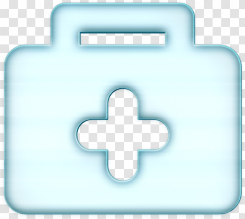 Universalicons Icon Doctor Suitcase With A Cross Icon Medical Icon Transparent PNG