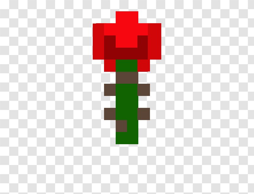 Minecraft Mods Roblox Pixel Art Game Rose Skin Transparent Png - modded roblox account