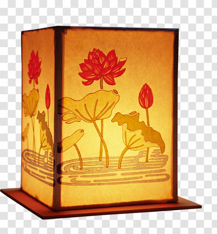 Budaya Tionghoa Lantern Festival Paper - Sky - Classical Lotus Transparent PNG
