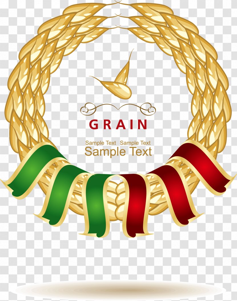 Grain Photography Clip Art - Royaltyfree - Beautifully Decorated Ribbons Rice Transparent PNG
