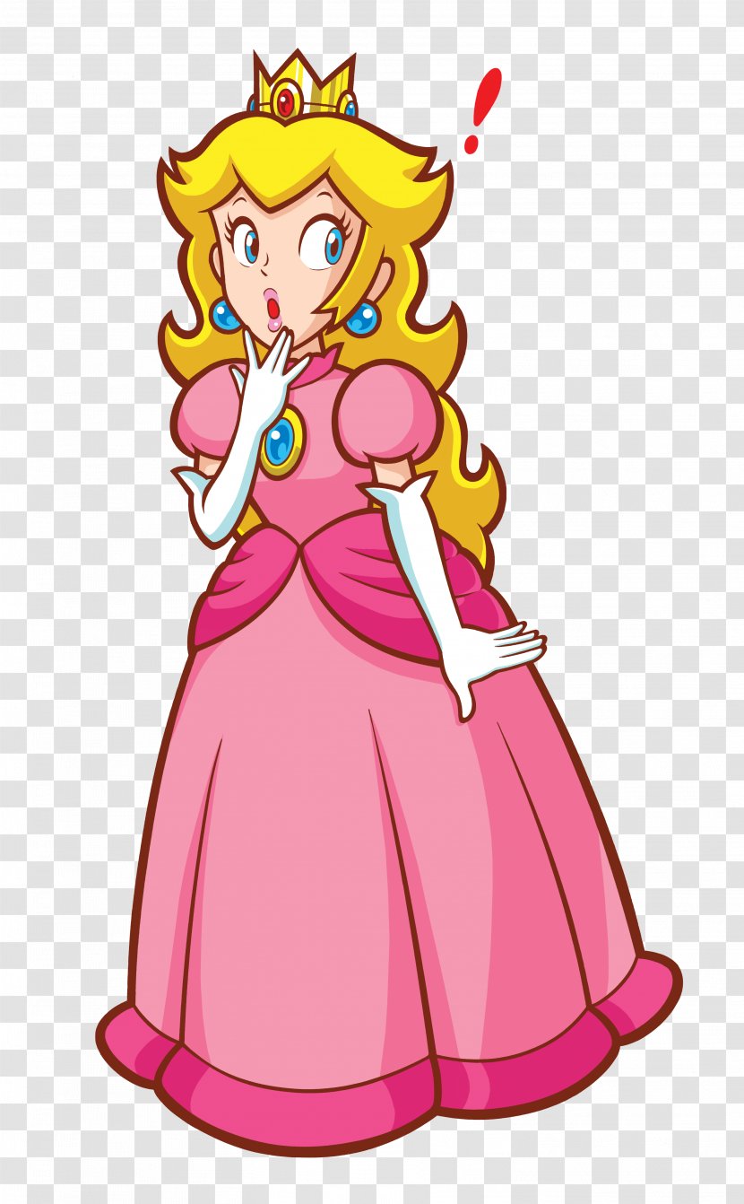 Super Princess Peach Mario Bros. 2 - Costume Design Transparent PNG