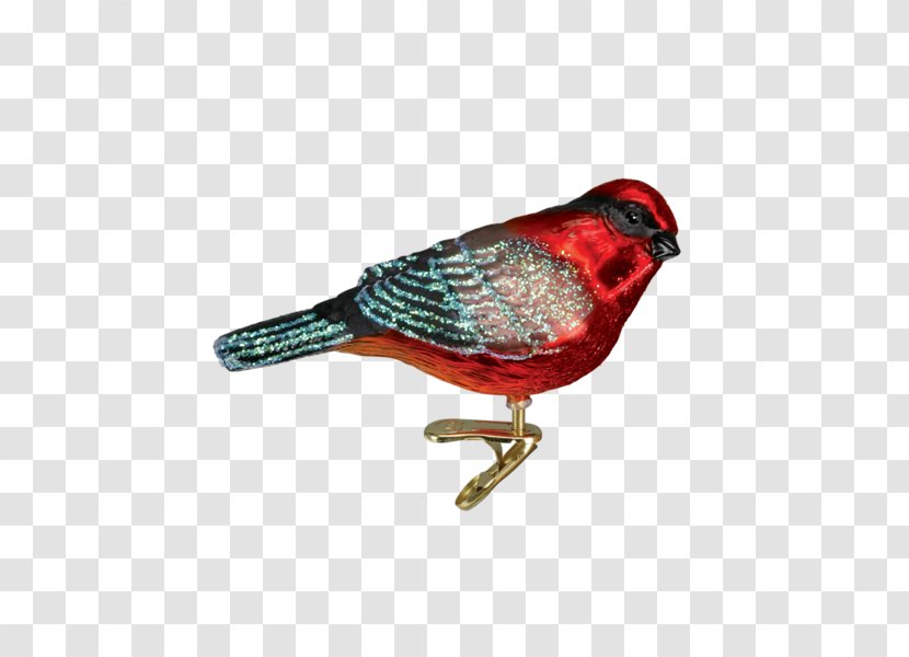 Christmas Ornament Bird Old World Clip Tree Santa Claus - Glassblowing Transparent PNG