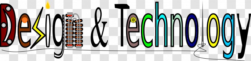 Design And Technology Logo Graphic Clip Art - Text - Clipart Transparent PNG