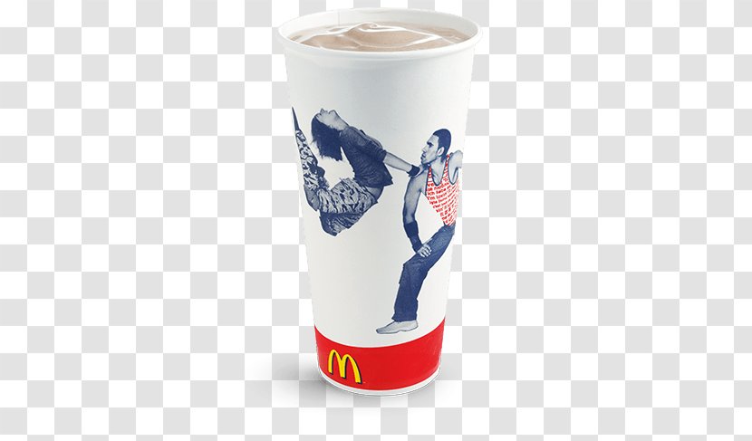 Milkshake Coffee Cup McDonald's McMuffin Food - Pint Glass - Choco Shake Transparent PNG