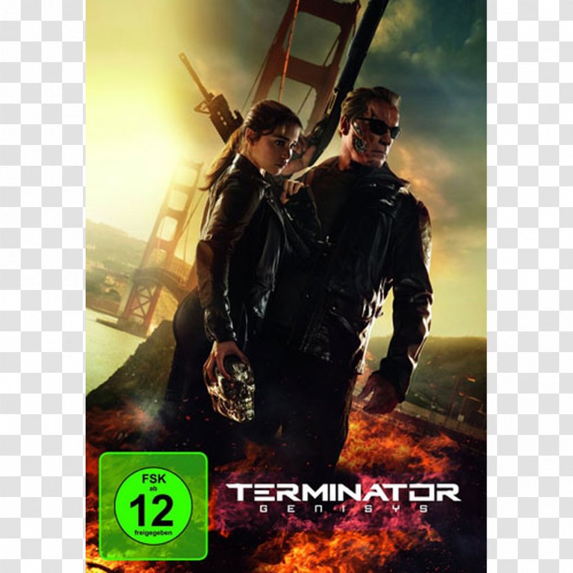 Terminator John Connor Kyle Reese Sarah Film - Genisys Transparent PNG