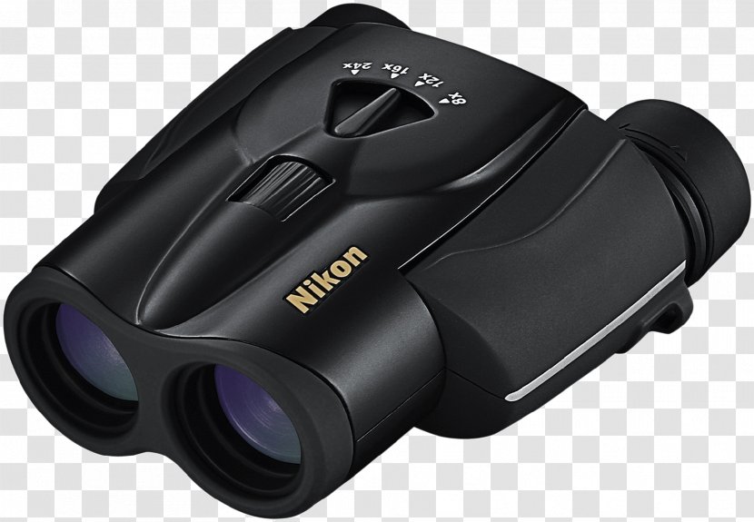 Binoculars Nikon Zoom Lens Porro Prism Magnification - Pointandshoot Camera - Binocular Transparent PNG