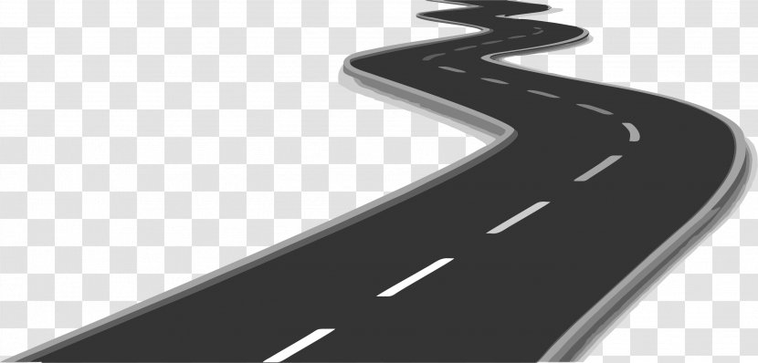 Road Curve Highway - Asphalt Transparent PNG
