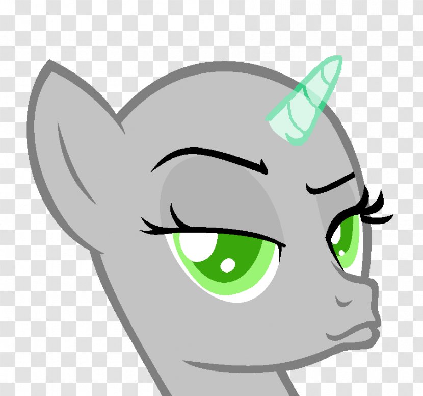 Pony Face Horse Facial Expression - Cartoon - Unicorn Transparent PNG