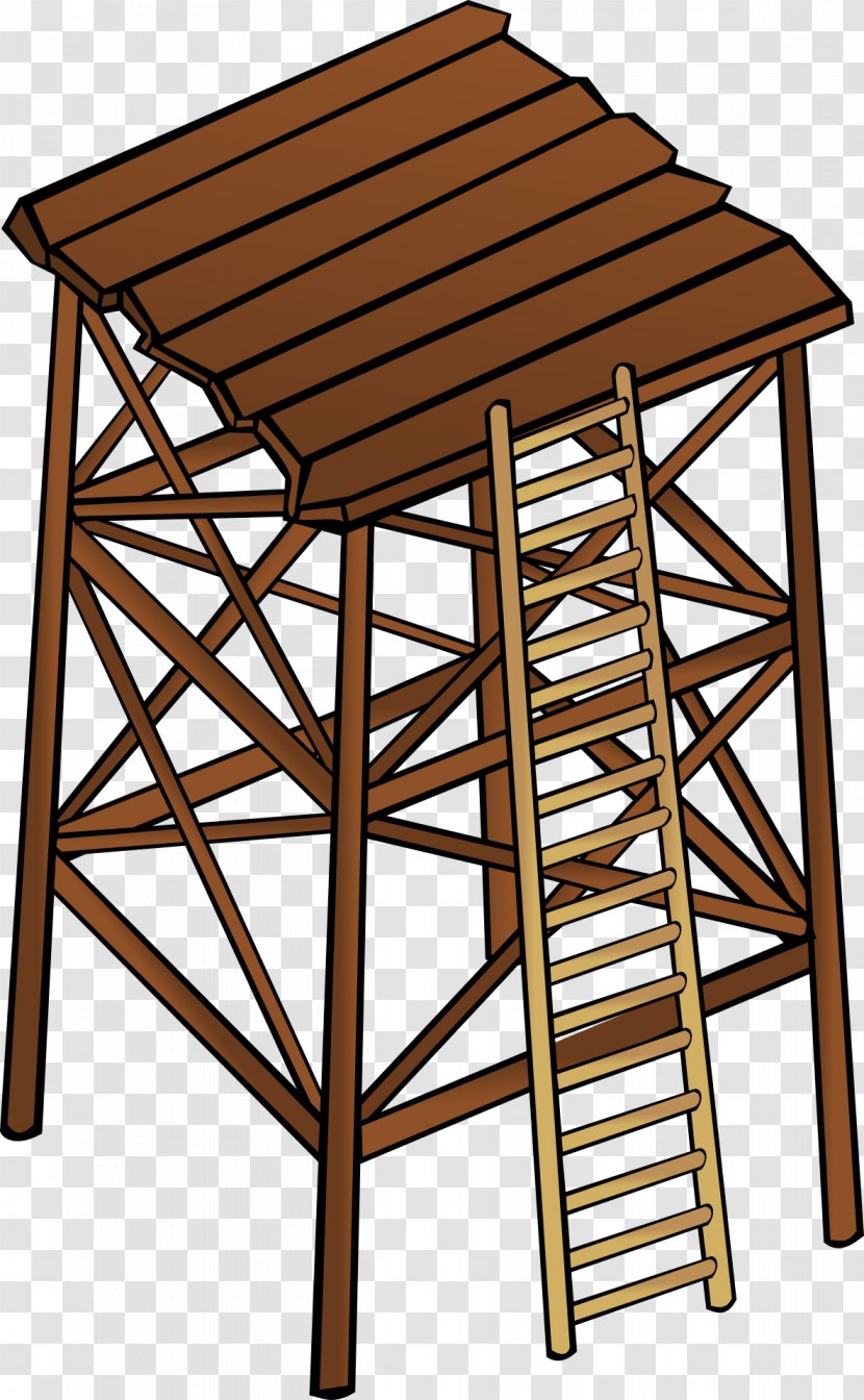 Watchtower Clip Art - Tower - Ladder Transparent PNG