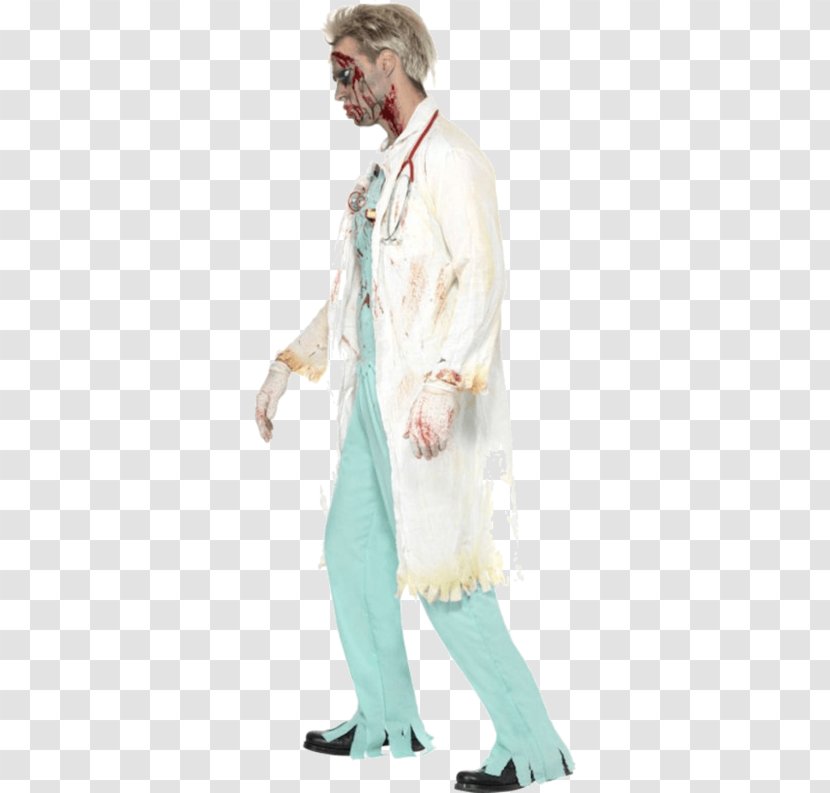 Zombie Doctor Costume Smiffys Party Halloween - Knee Transparent PNG