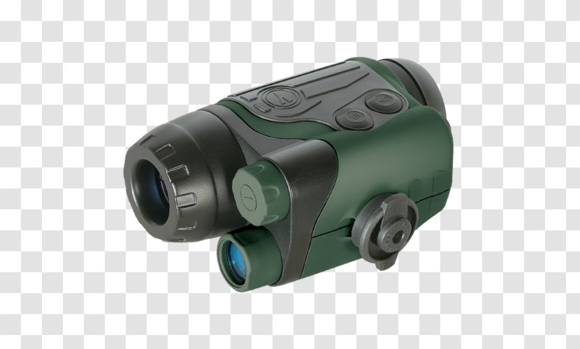 Monocular Light Optics Yukon NVMT Spartan 3 X 42 Night Vision Scope - Magnification - Black GreenLight Transparent PNG
