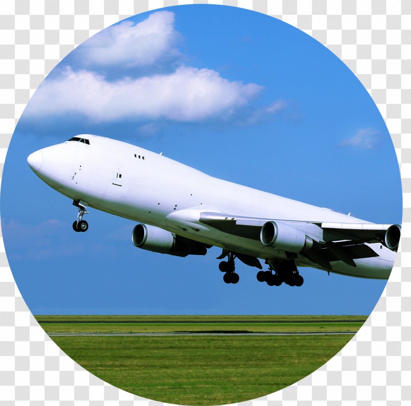Boeing 747-400 747-8 Airplane Aircraft Airport - Air Freight Transparent PNG