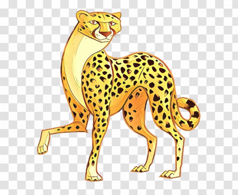 Cheetah Leopard Lion Clip Art Terrestrial Animal - Wildlife Transparent PNG