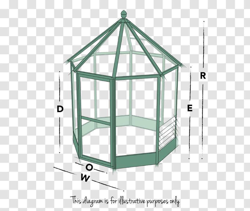 Greenhouse Product Design Patio Shed - Octagon Transparent PNG
