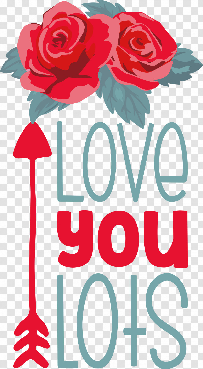 Love You Lots Valentines Day Valentine Transparent PNG