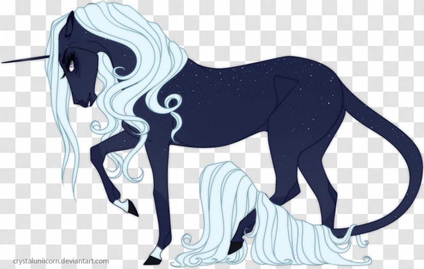 Mustang Pony Commission Line Art - Horse - Starry Night Transparent PNG