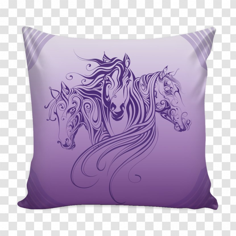 Throw Pillows Horse Cushion - Pillow Transparent PNG