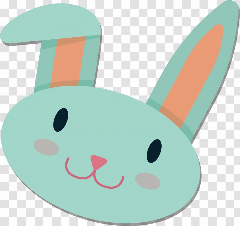 Rabbit Sticker Cartoon - Mammal - Bunny Stickers Transparent PNG