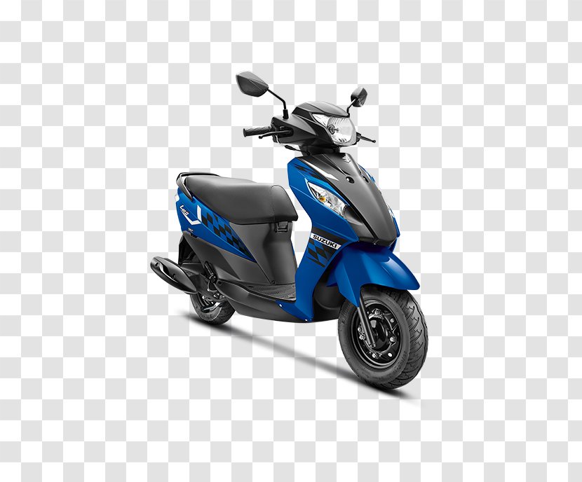 Suzuki Let's Scooter Bajaj Auto Motorcycle - Blue Transparent PNG