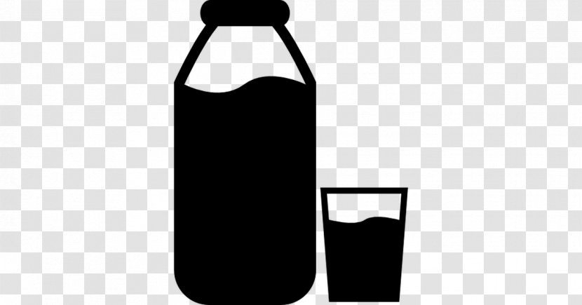 Milk Food - Black And White Transparent PNG