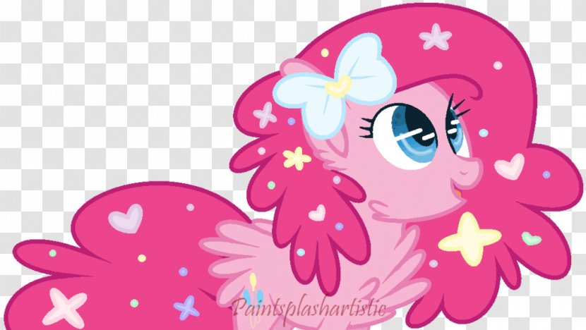 Pinkie Pie Pony Fan Art - Frame - Paint Splash Wallpaper Transparent PNG
