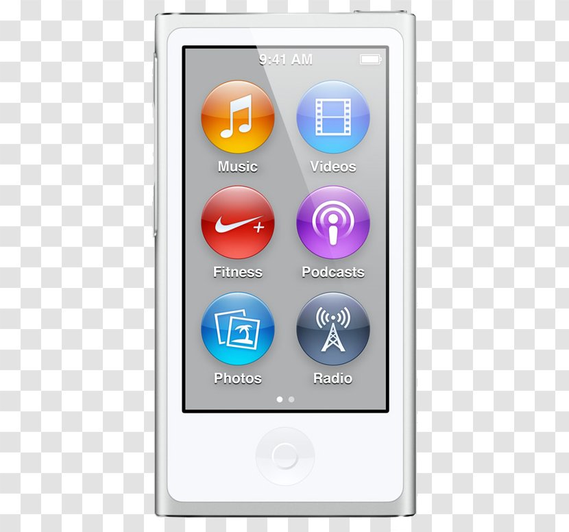 IPod Touch Apple Nano (7th Generation) Classic Portable Media Player - Mp3 Transparent PNG