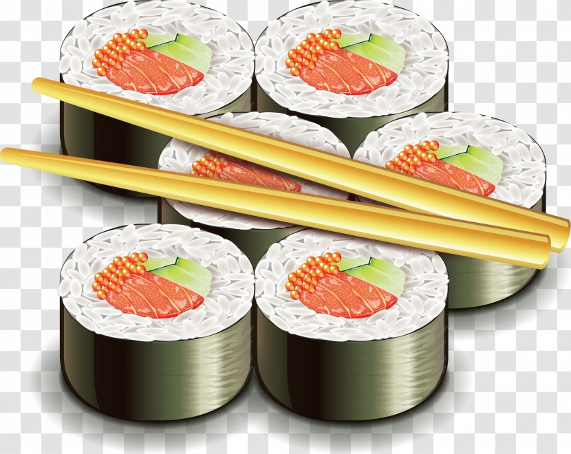 Japanese Cuisine Sushi Asian Onigiri Gimbap - Food - Glutinous Rice Design Creativity Transparent PNG