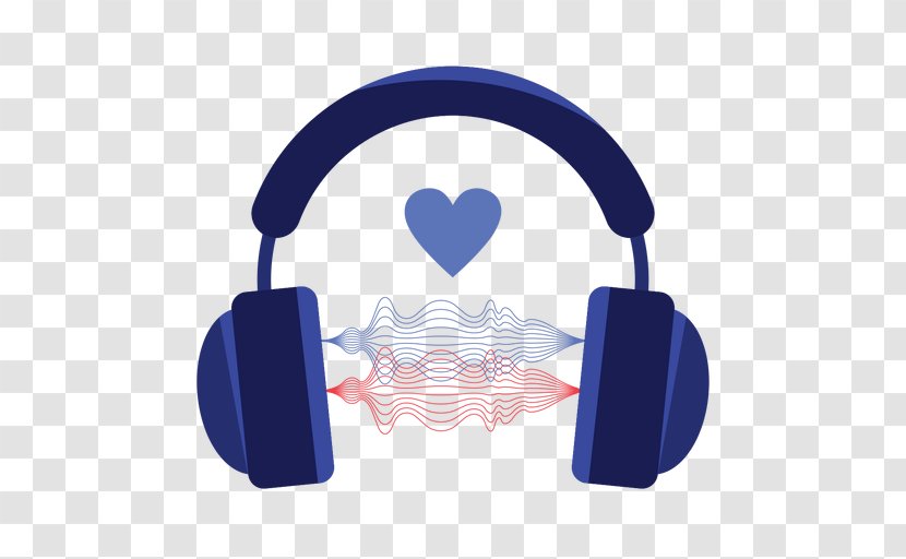 Headphones Sound Audio - Equipment - Wave I Love You Transparent PNG