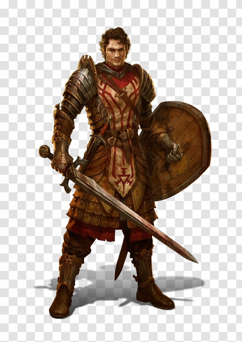 Fighter Knight Plate Armour King Realm - Mercenary Transparent PNG