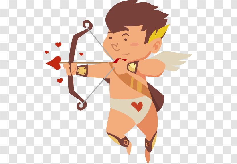 Cupids Bow And Arrow Euclidean Vector - Tree - Cupid Transparent PNG
