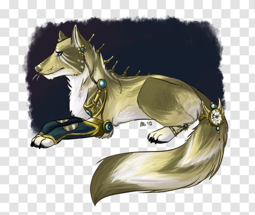 Gray Wolf Steampunk Drawing - Heart - Unicorn Transparent PNG