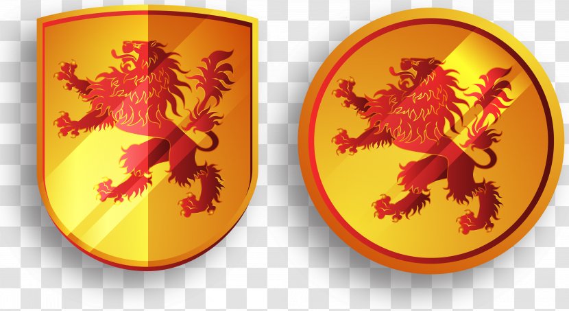 Lionhead Rabbit Lions Head Escutcheon - Shield - Lion Circular Transparent PNG