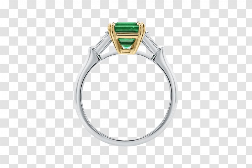 Emerald Body Jewellery Diamond - Ring Transparent PNG