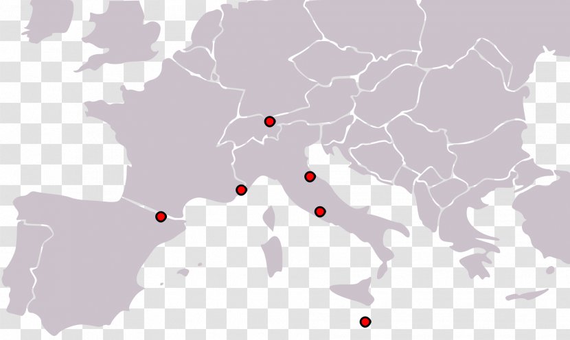 Iron Curtain European Microstates Cold War Map Liechtenstein Transparent PNG