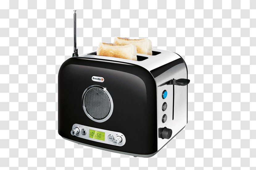 Toaster Breville Radio Kitchen - Toast Transparent PNG