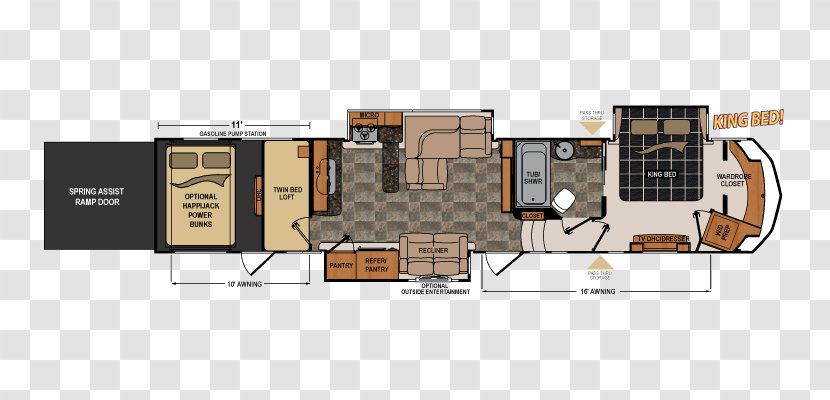 Electric Potential Difference Campervans Floor Plan House Trailer - Elevation - Gourmet Kitchen Transparent PNG