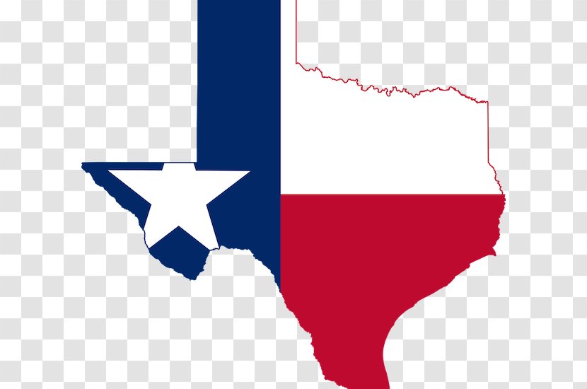 Flag Of Texas Vector Map Transparent PNG