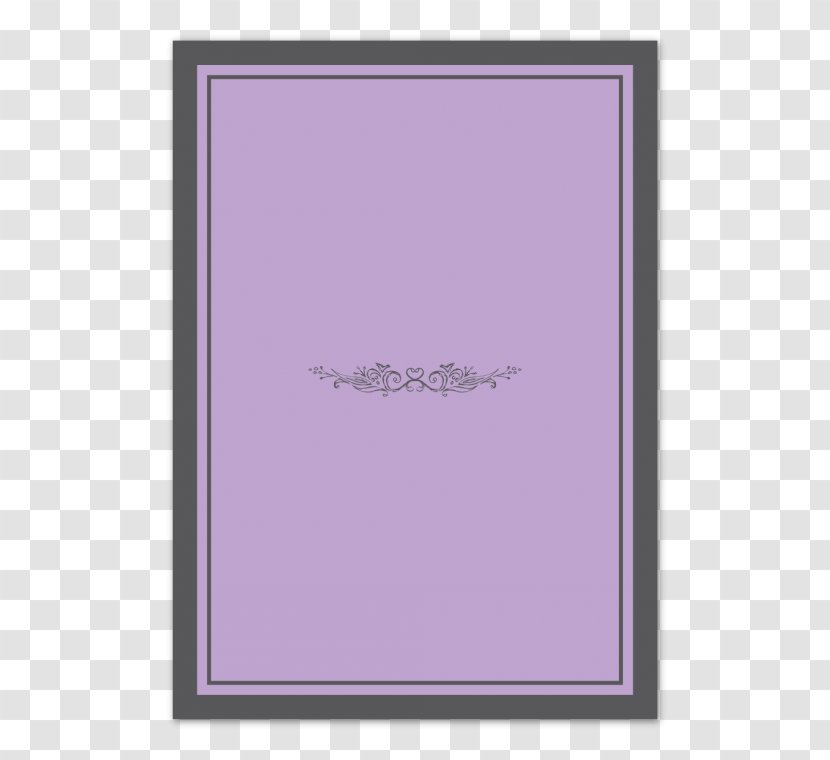 Picture Frames - Purple - Lavender Invitation Transparent PNG