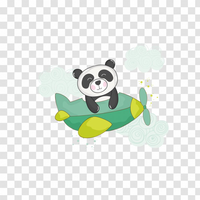 Giant Panda Euclidean Vector - Silhouette Transparent PNG